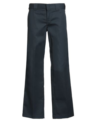 Dickies Man Pants Navy Size 27w-30l Polyester, Cotton In Blue