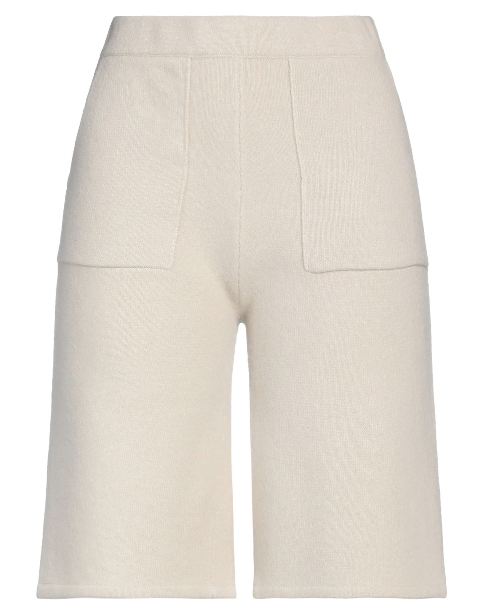 Roberto Collina Woman Shorts & Bermuda Shorts Ivory Size S Merino Wool In White