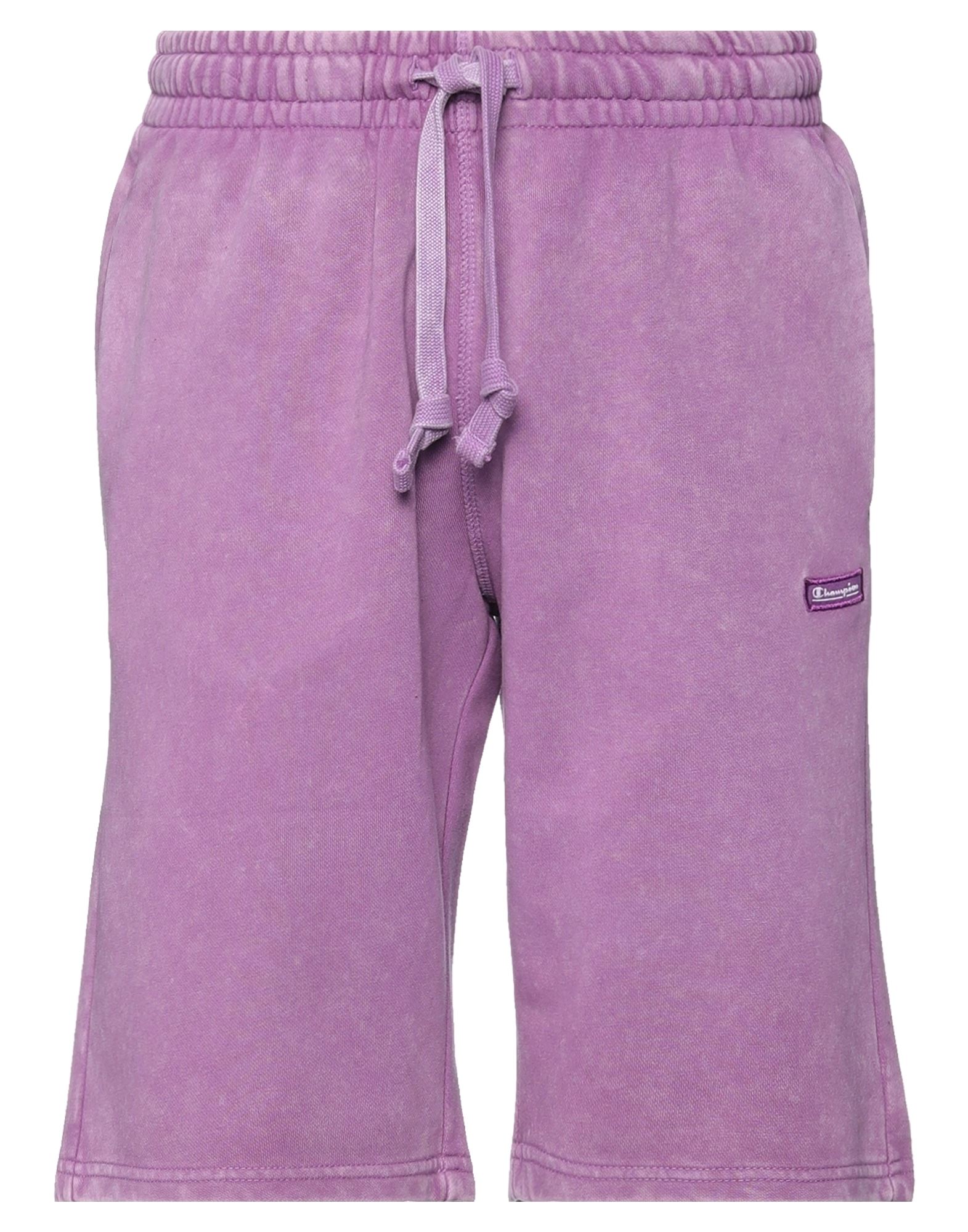 Champion Man Shorts & Bermuda Shorts Light Purple Size S Cotton, Polyester