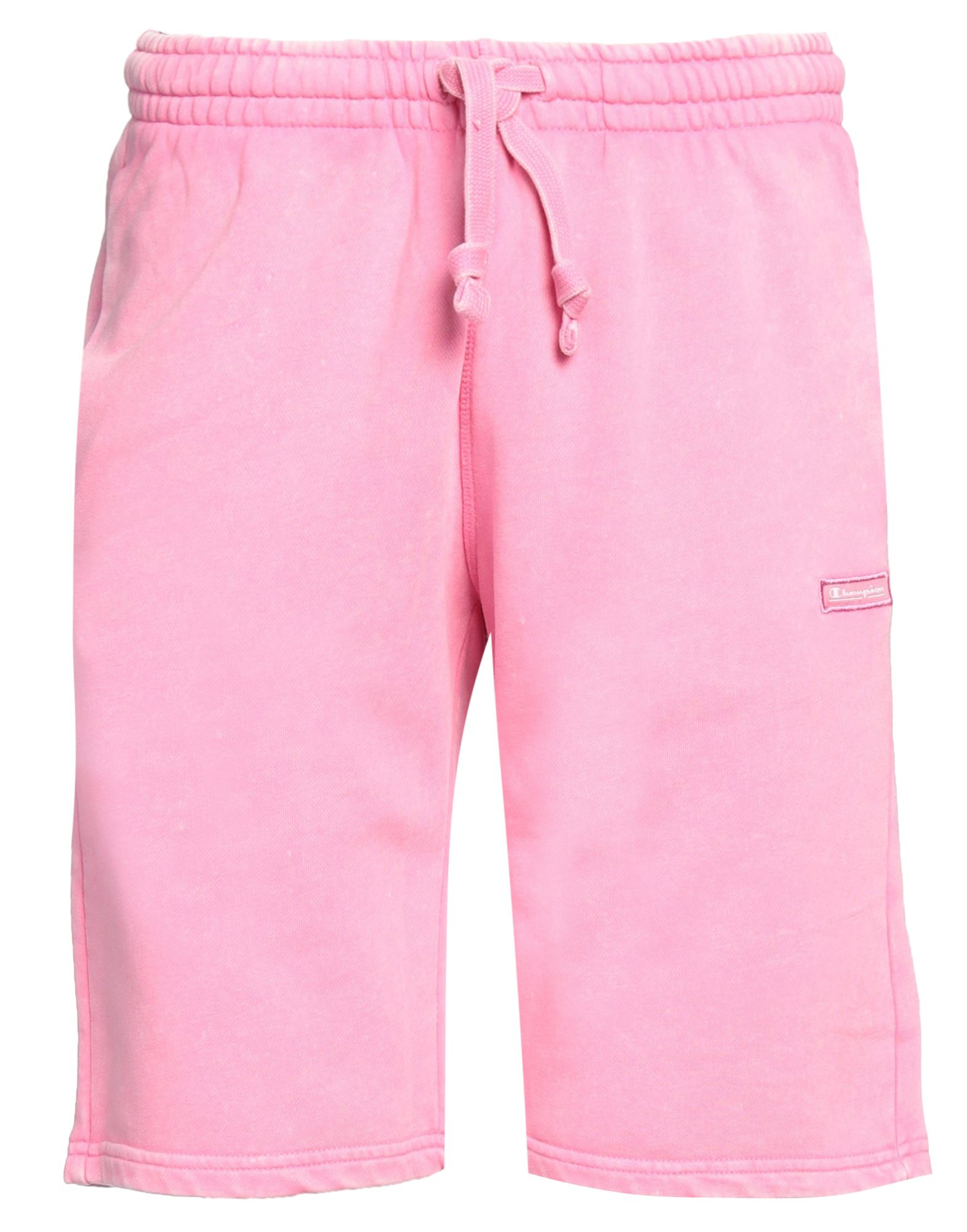 Champion Man Shorts & Bermuda Shorts Pink Size S Cotton, Polyester