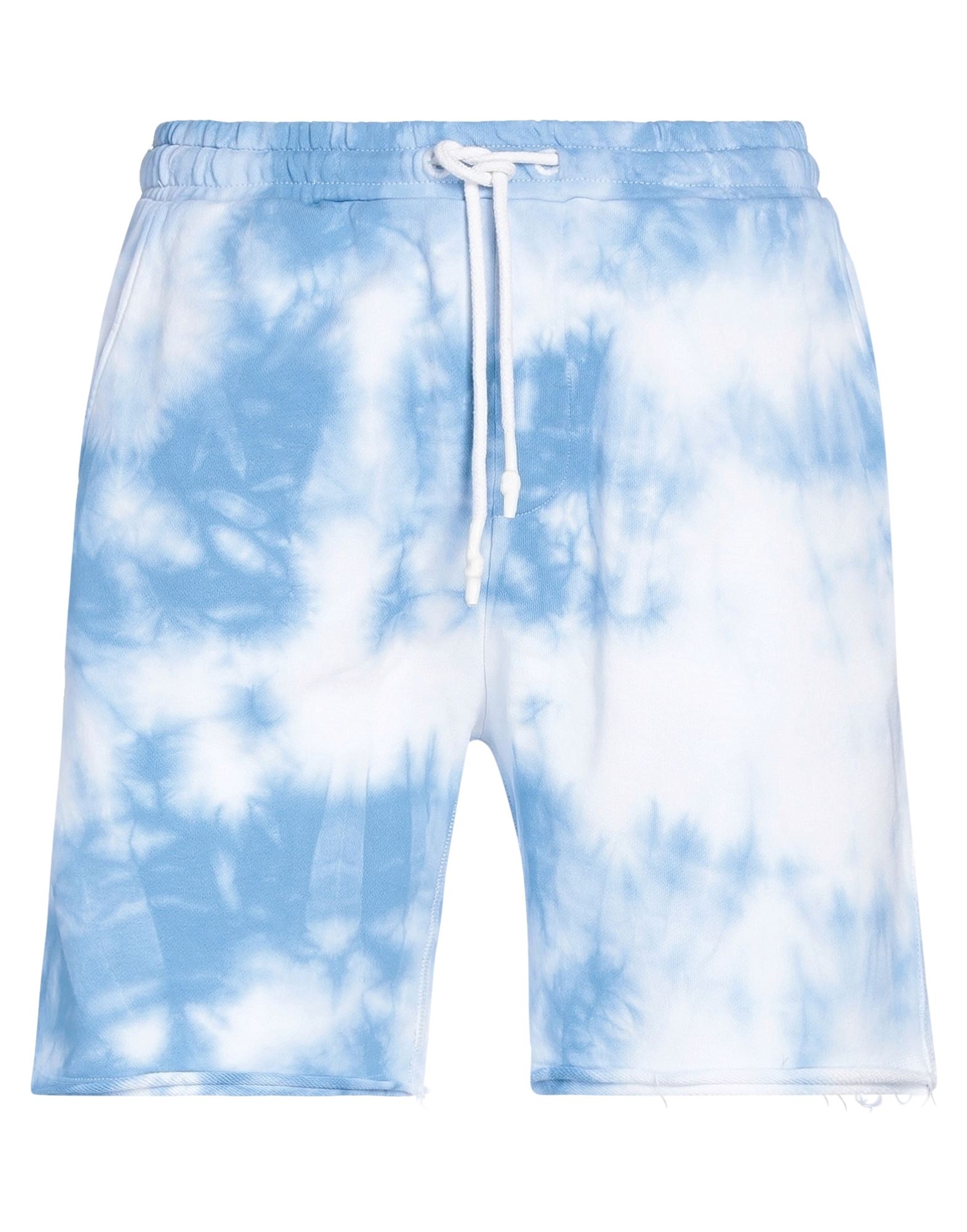 Sseinse Man Shorts & Bermuda Shorts Azure Size Xxl Cotton In Blue