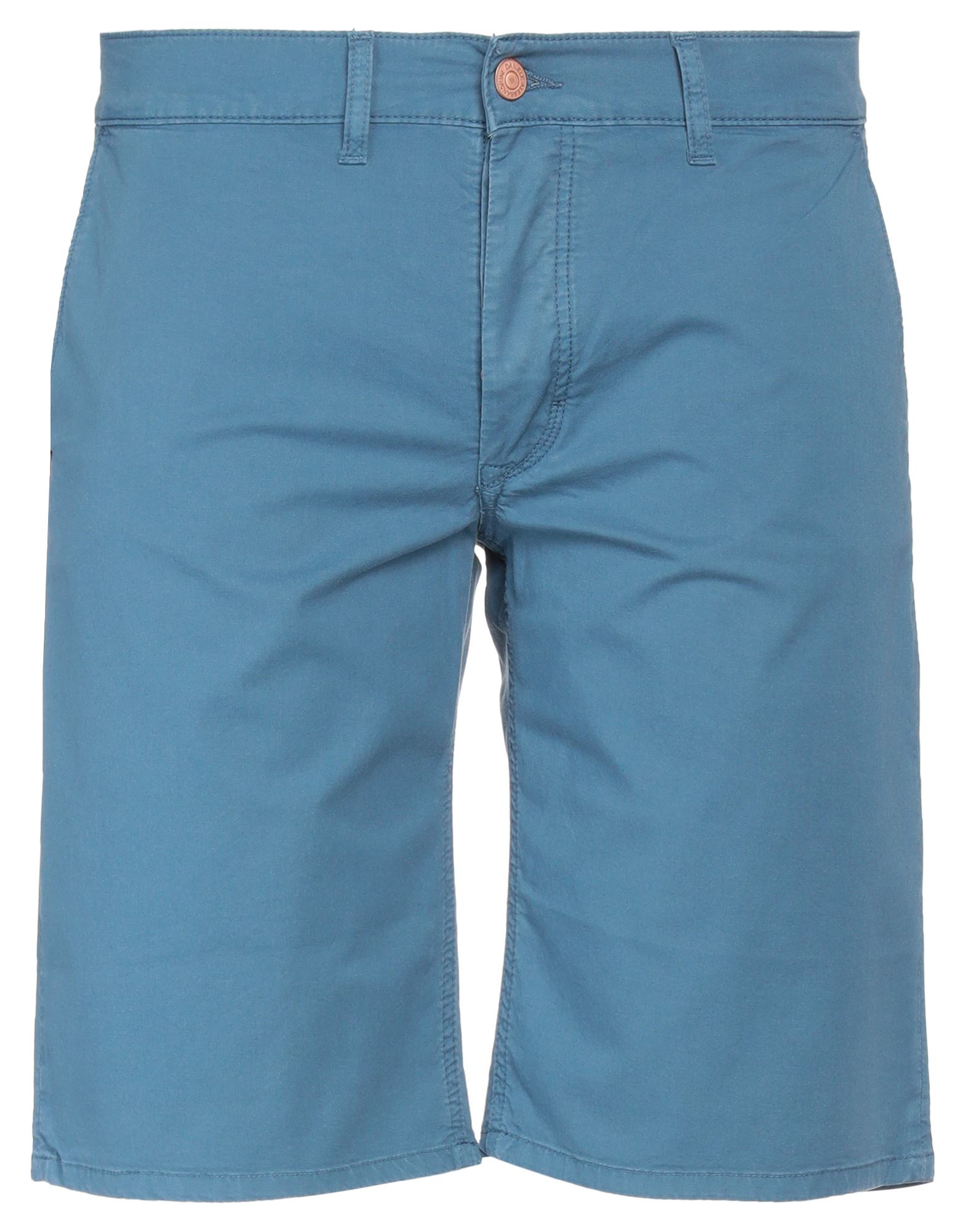 Grey Daniele Alessandrini Man Shorts & Bermuda Shorts Blue Size 34 Cotton, Elastane