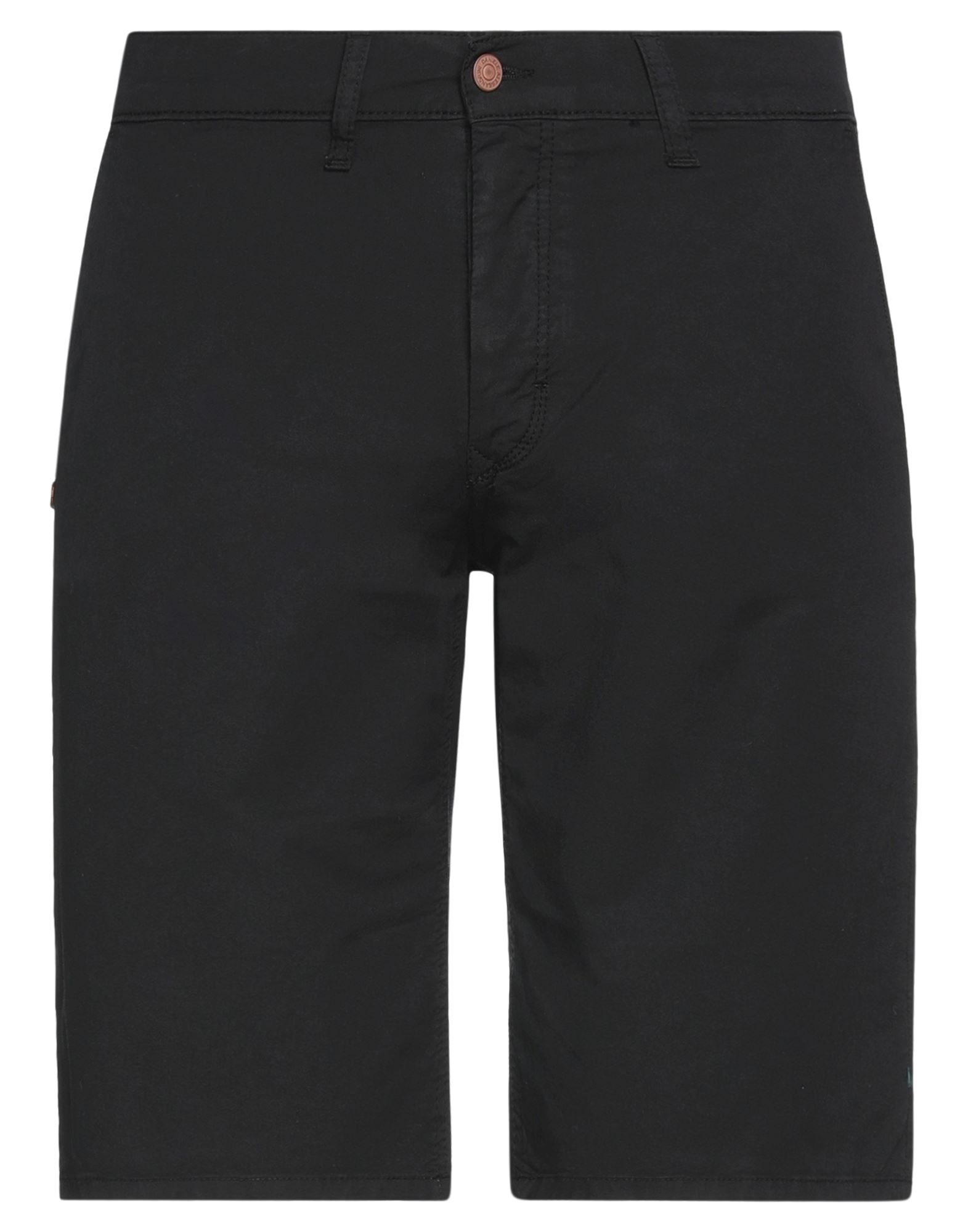 Grey Daniele Alessandrini Man Shorts & Bermuda Shorts Black Size 28 Cotton, Elastane