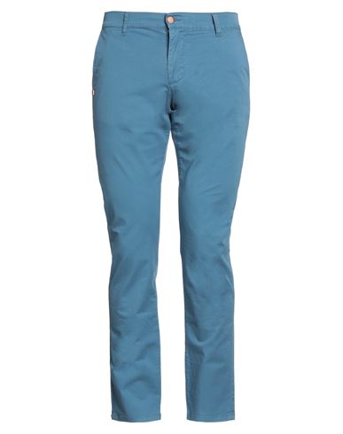Grey Daniele Alessandrini Man Pants Blue Size 33 Cotton, Elastane
