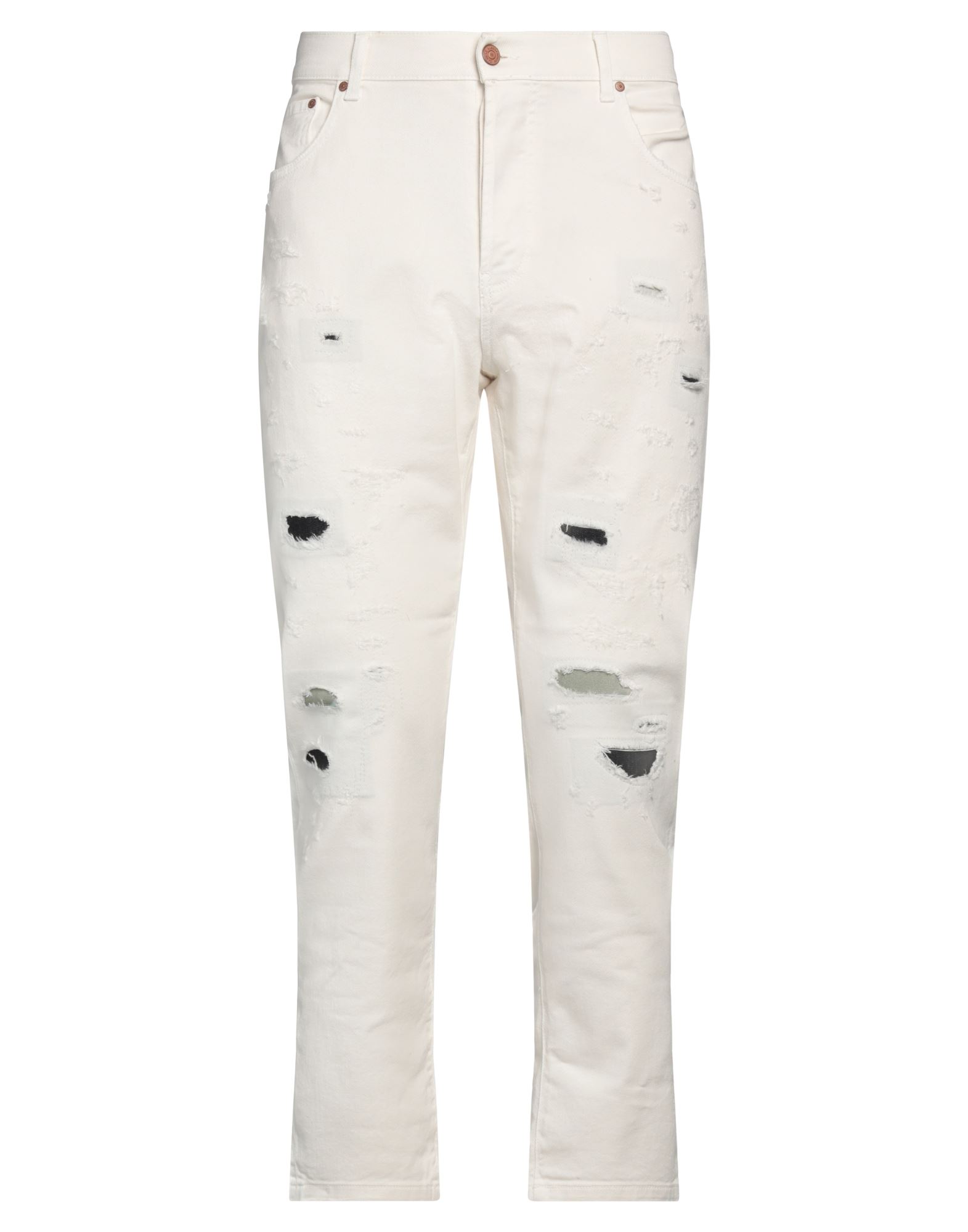 Grey Daniele Alessandrini Jeans In White