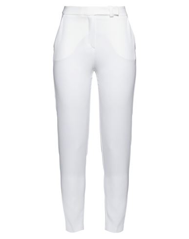 Mem.js Mem. Js Woman Pants Ivory Size 2 Polyester, Elastane In White