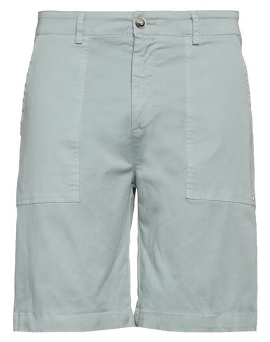 Daniele Alessandrini Homme Man Shorts & Bermuda Shorts Sage Green Size 30 Cotton, Elastane