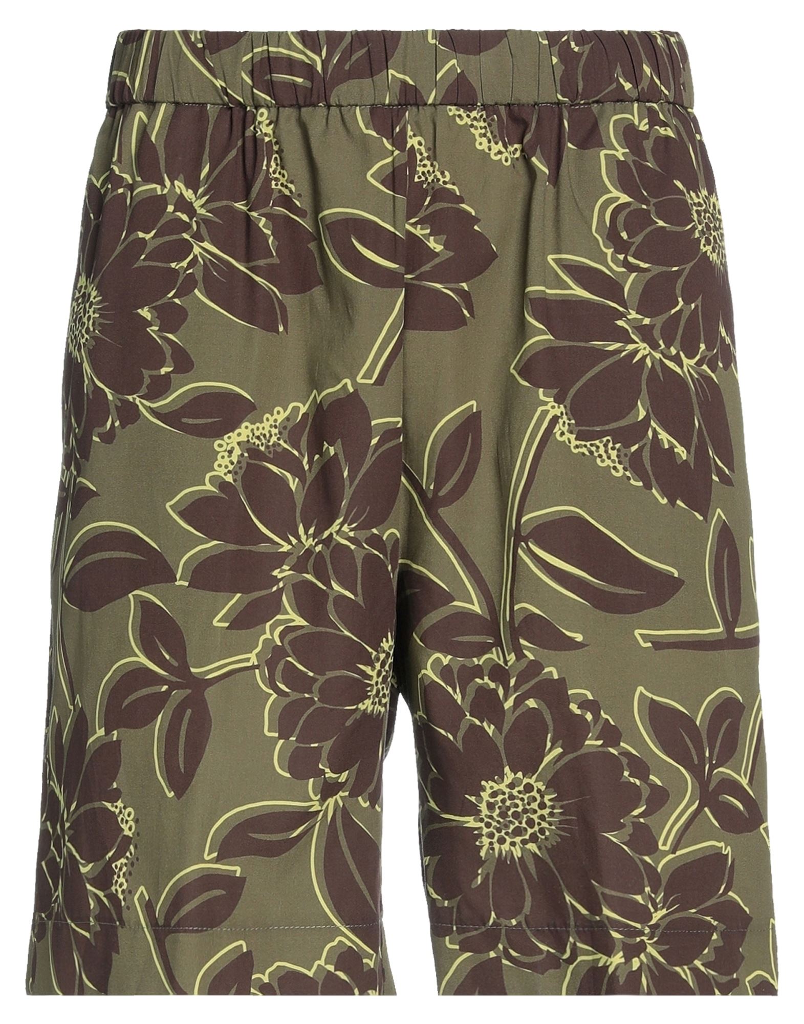 Brian Dales Man Shorts & Bermuda Shorts Military Green Size 34 Lyocell, Cotton