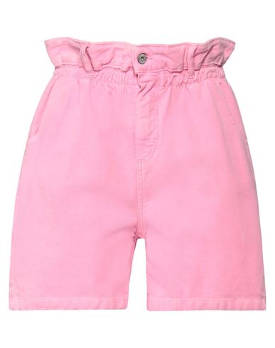 Shop Dixie Woman Shorts & Bermuda Shorts Pink Size S Cotton, Elastane
