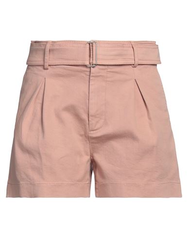 Man Shorts & Bermuda Shorts White Size L Cotton, Elastane