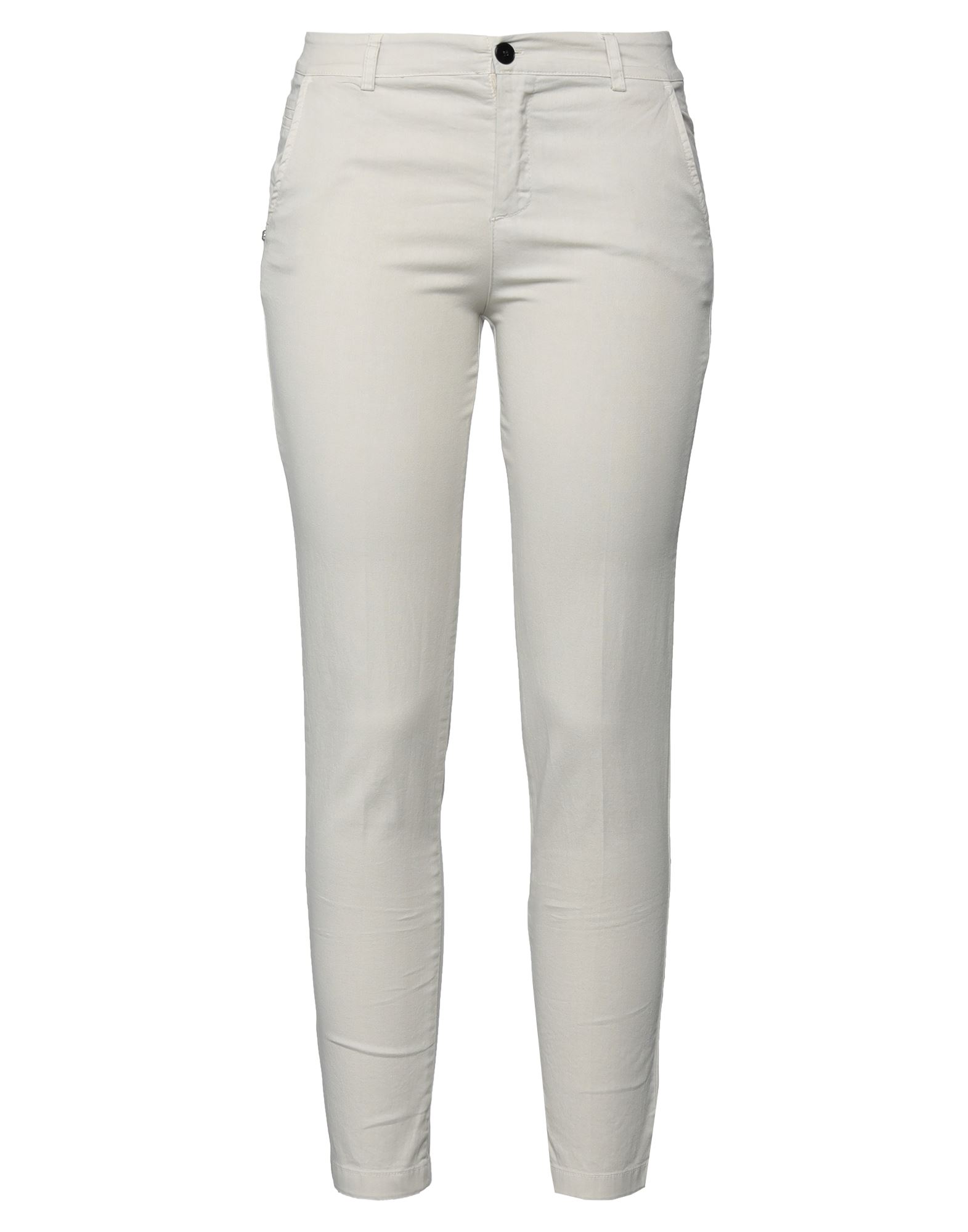 Shop Another Label Woman Pants Light Grey Size 4 Cotton, Elastane