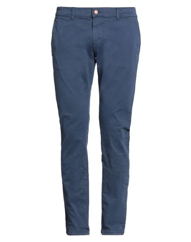 Grey Daniele Alessandrini Man Pants Blue Size 33 Cotton, Elastane