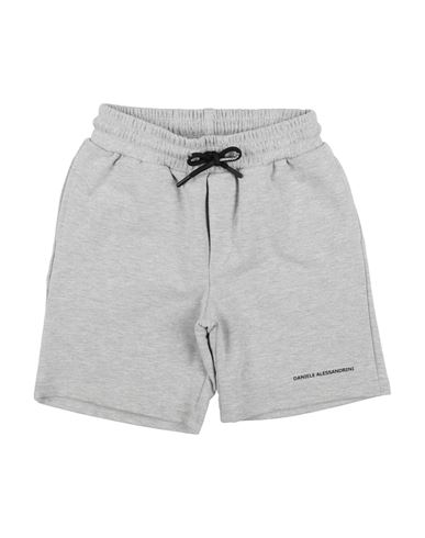 DANIELE ALESSANDRINI DANIELE ALESSANDRINI TODDLER BOY SHORTS & BERMUDA SHORTS LIGHT GREY SIZE 6 COTTON, POLYESTER 