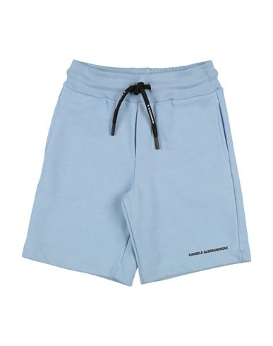 DANIELE ALESSANDRINI DANIELE ALESSANDRINI TODDLER BOY SHORTS & BERMUDA SHORTS SKY BLUE SIZE 4 COTTON, POLYESTER 