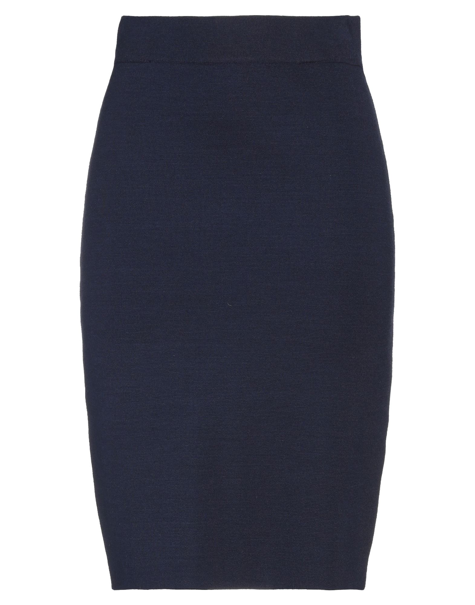 Cecilia Benetti Midi Skirts In Dark Blue | ModeSens