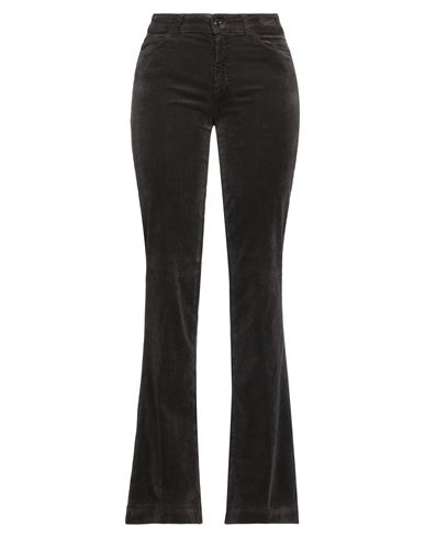 Caractere Caractère Woman Pants Dark Brown Size 27 Cotton, Modal, Elastane In Brown