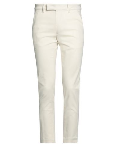 Mauro Grifoni Grifoni Man Pants Cream Size 28 Cotton, Elastane In White