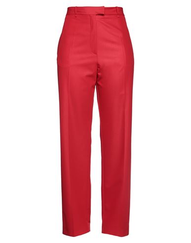 Simona Corsellini Woman Pants Red Size 10 Polyester, Viscose, Elastane