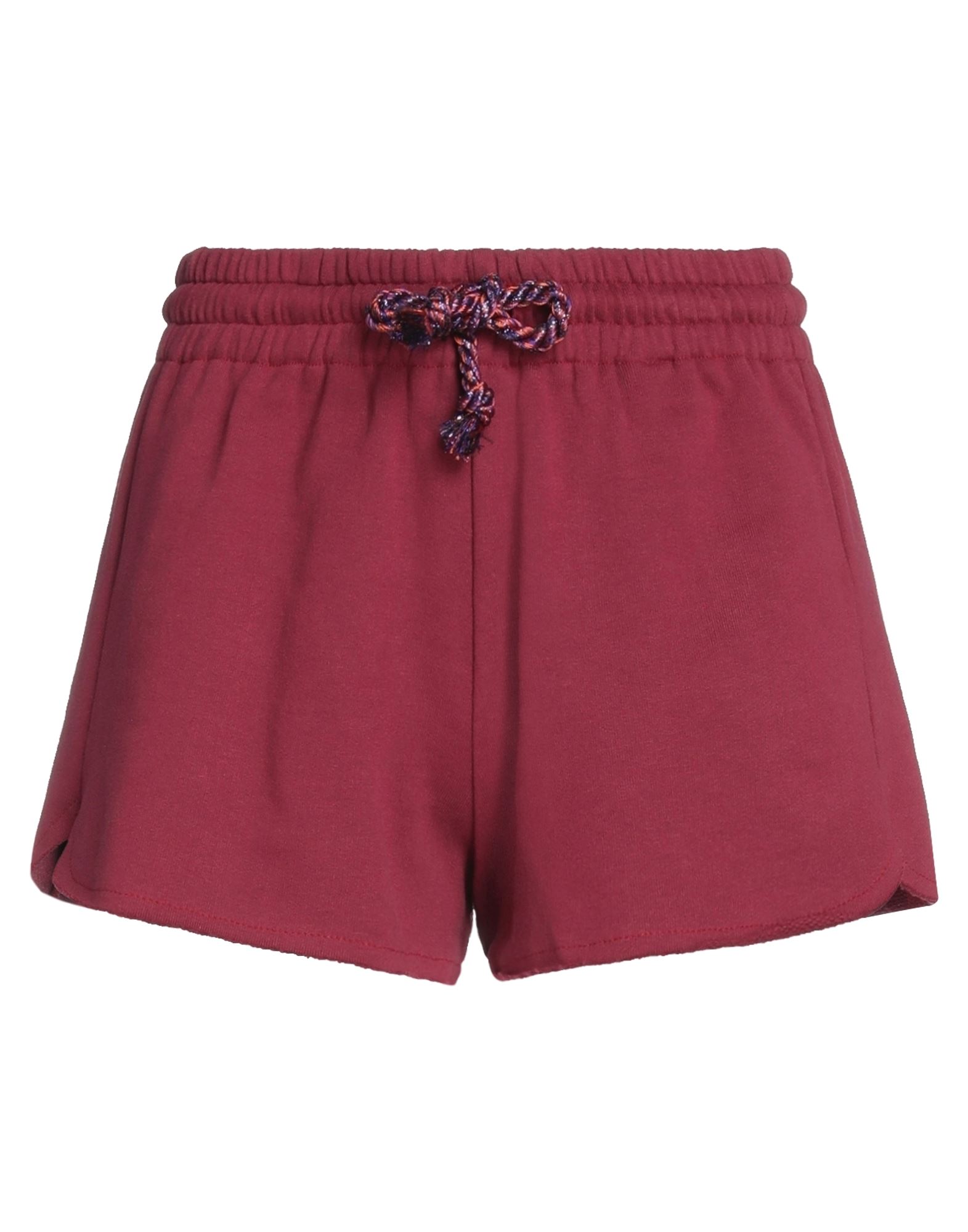 Jijil Woman Shorts & Bermuda Shorts Garnet Size 8 Cotton In Red
