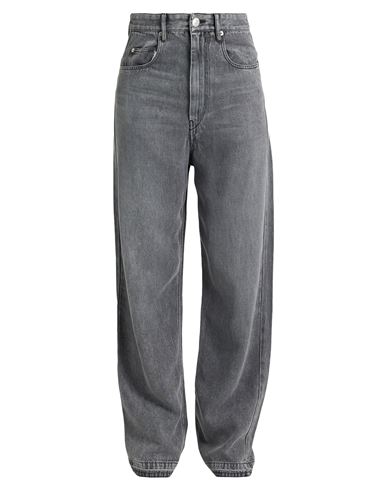 Isabel Marant Étoile Woman Denim Pants Grey Size 8 Lyocell
