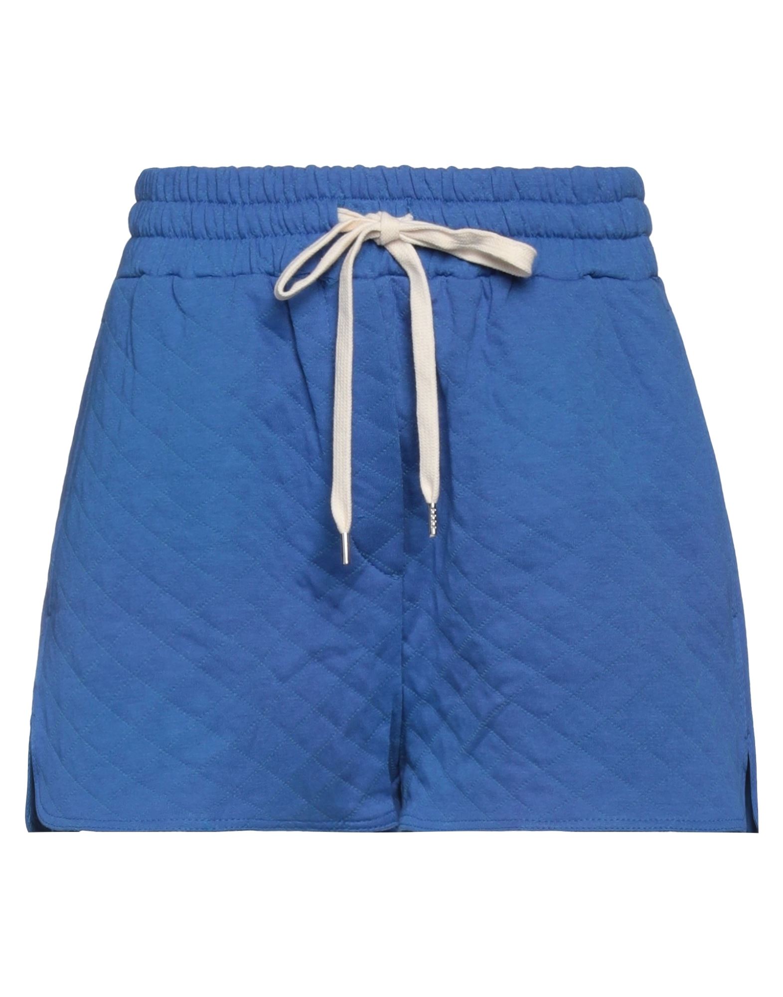 Vicolo Woman Shorts & Bermuda Shorts Bright Blue Size S Cotton, Polyamide, Polyester, Elastane