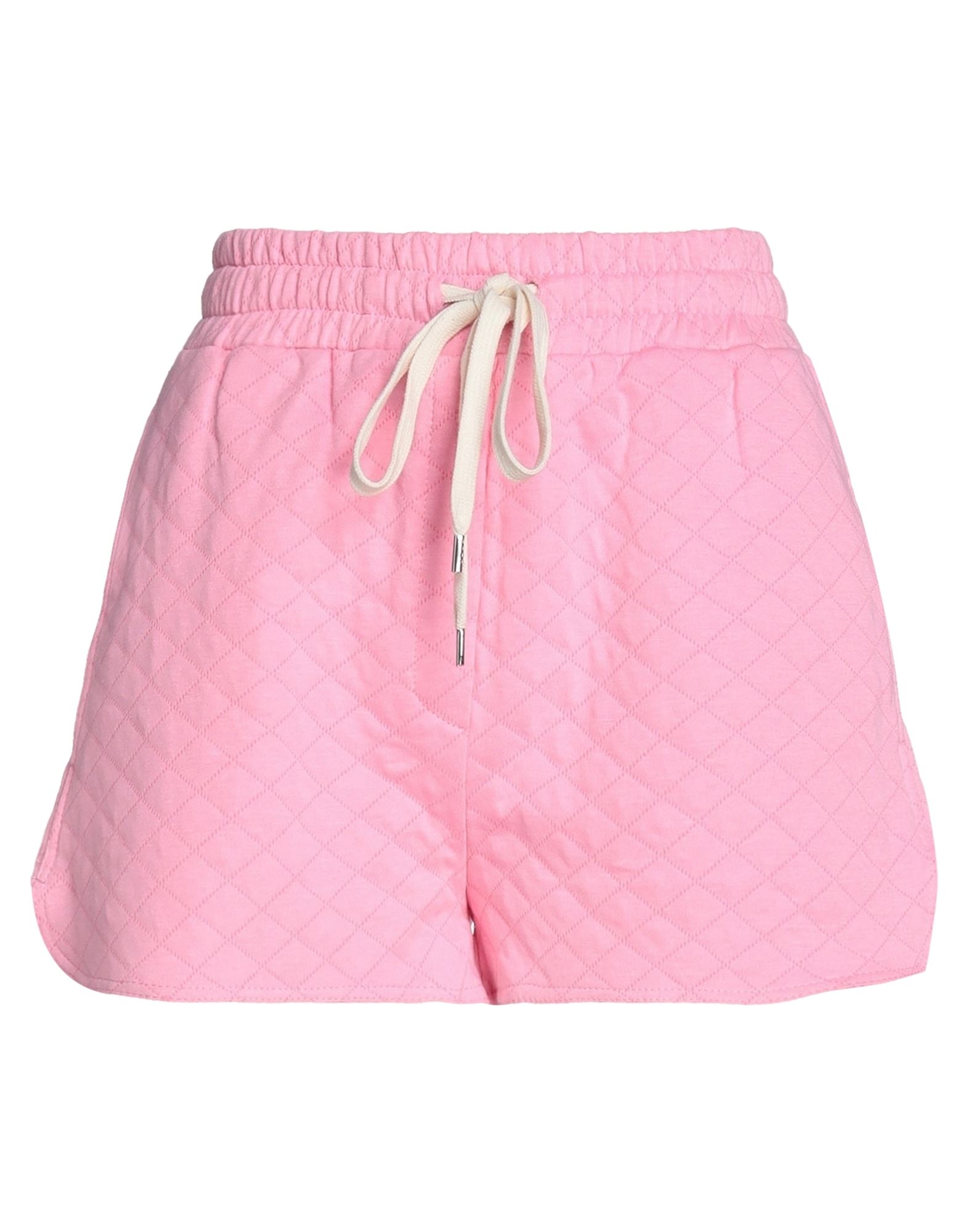 Shop Vicolo Woman Shorts & Bermuda Shorts Pink Size S Cotton, Polyamide, Polyester, Elastane