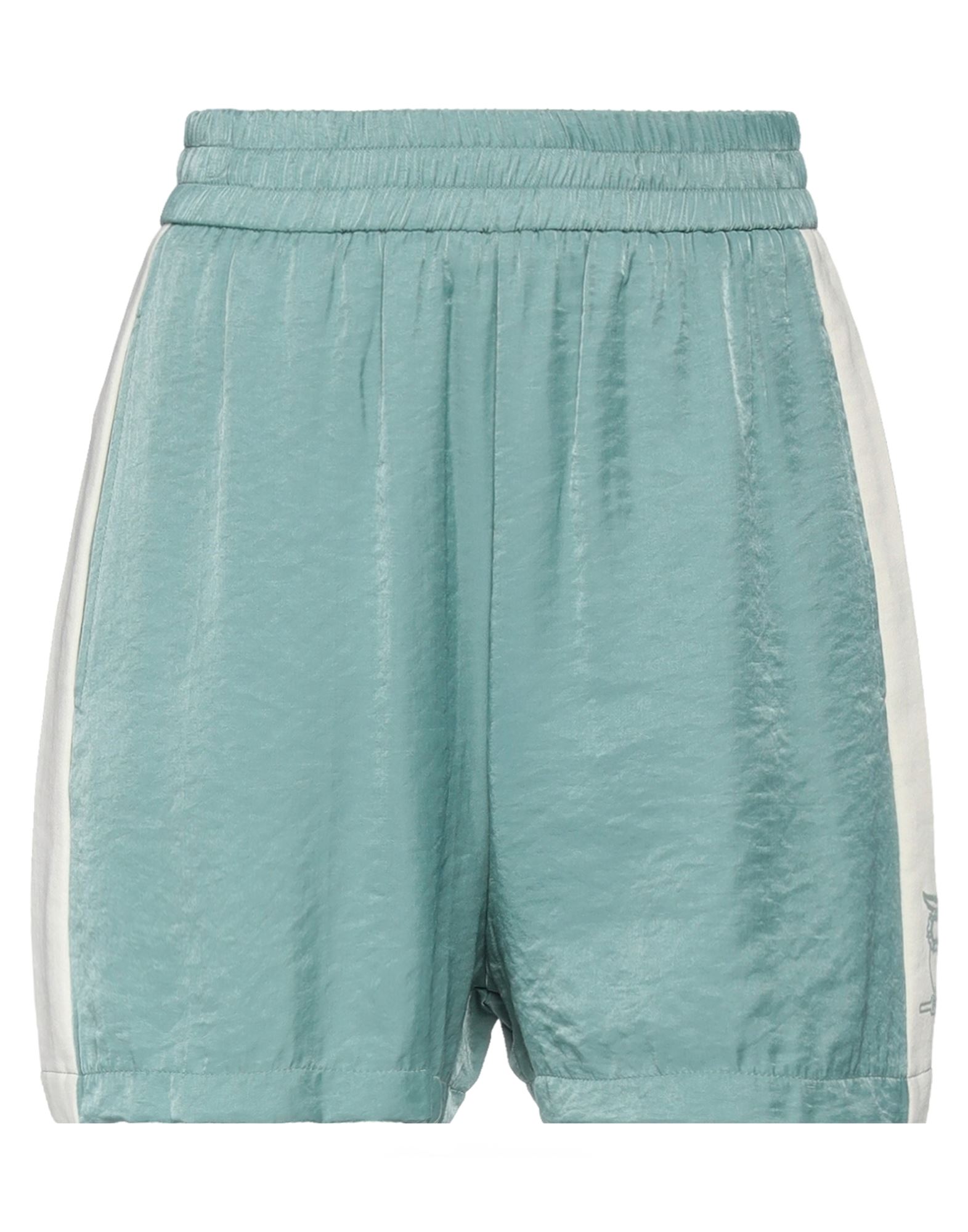 Pinko Woman Shorts & Bermuda Shorts Light Green Size S Viscose, Polyester, Cotton