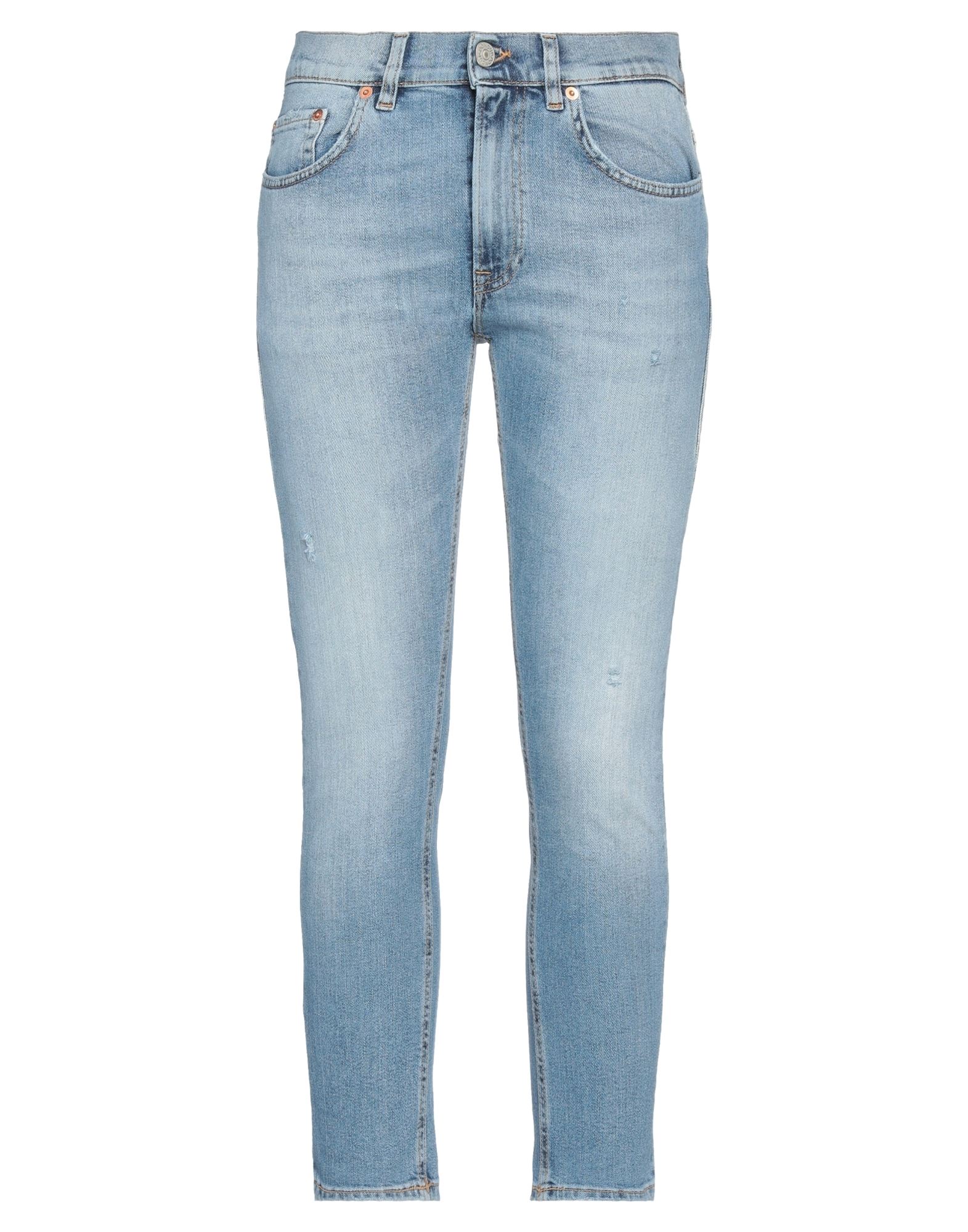 Shop Dondup Woman Jeans Blue Size 27 Cotton, Elastane