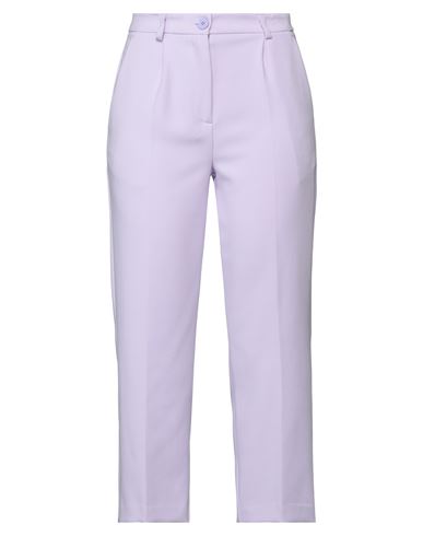Vicolo Woman Pants Lilac Size Xs Acetate, Viscose In Purple