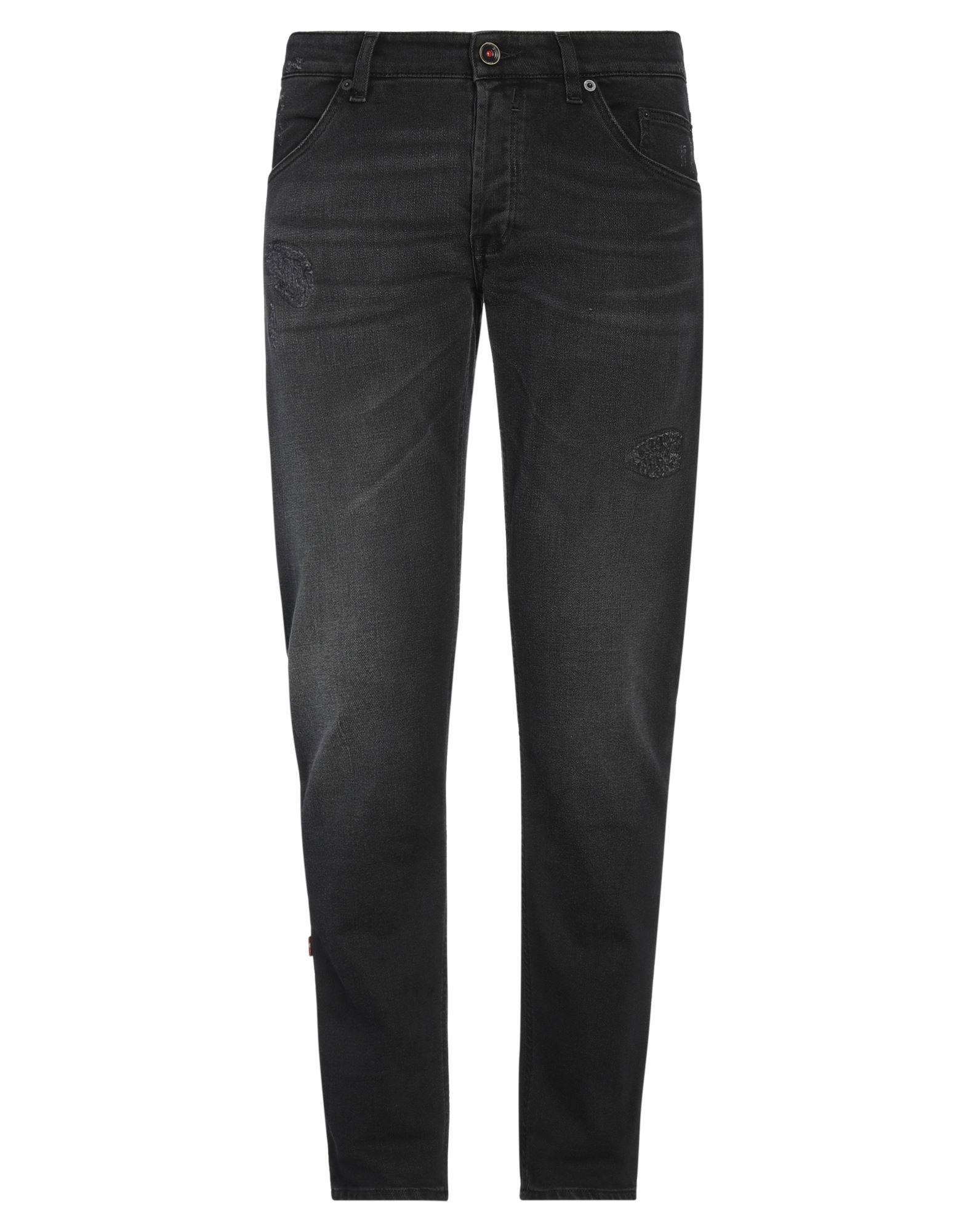 Shop Siviglia Man Jeans Black Size 33 Cotton, Elastane