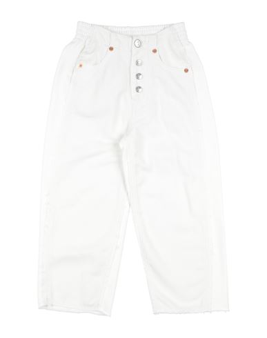 Mm6 Maison Margiela Babies'  Toddler Girl Pants Ivory Size 4 Cotton In White