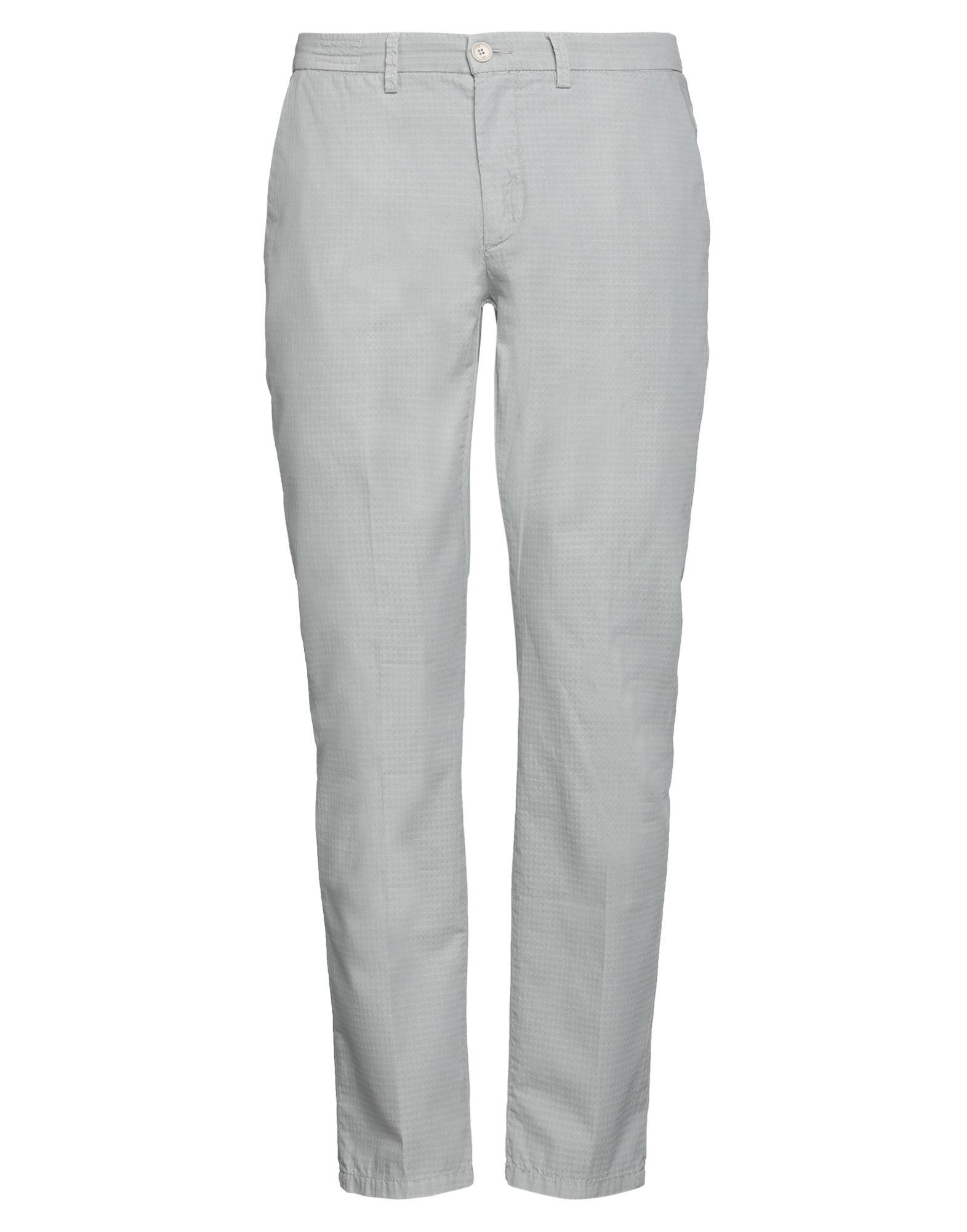 Shop Yan Simmon Man Pants Light Grey Size 34 Cotton, Polyamide, Elastane