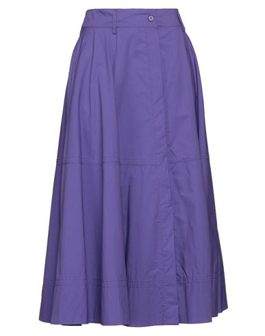 P.a.r.o.s.h P. A.r. O.s. H. Woman Midi Skirt Purple Size L Cotton