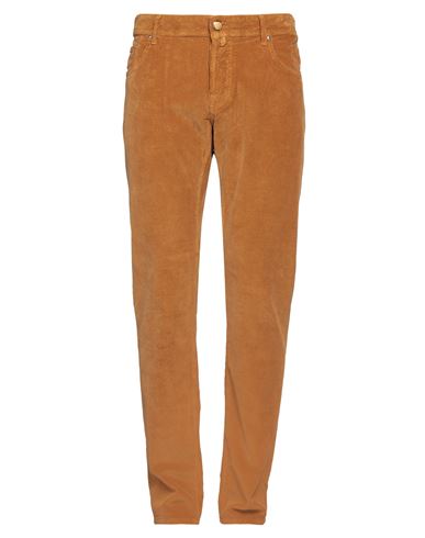 Jacob Cohёn Man Pants Camel Size 35 Cotton, Elastane In Beige