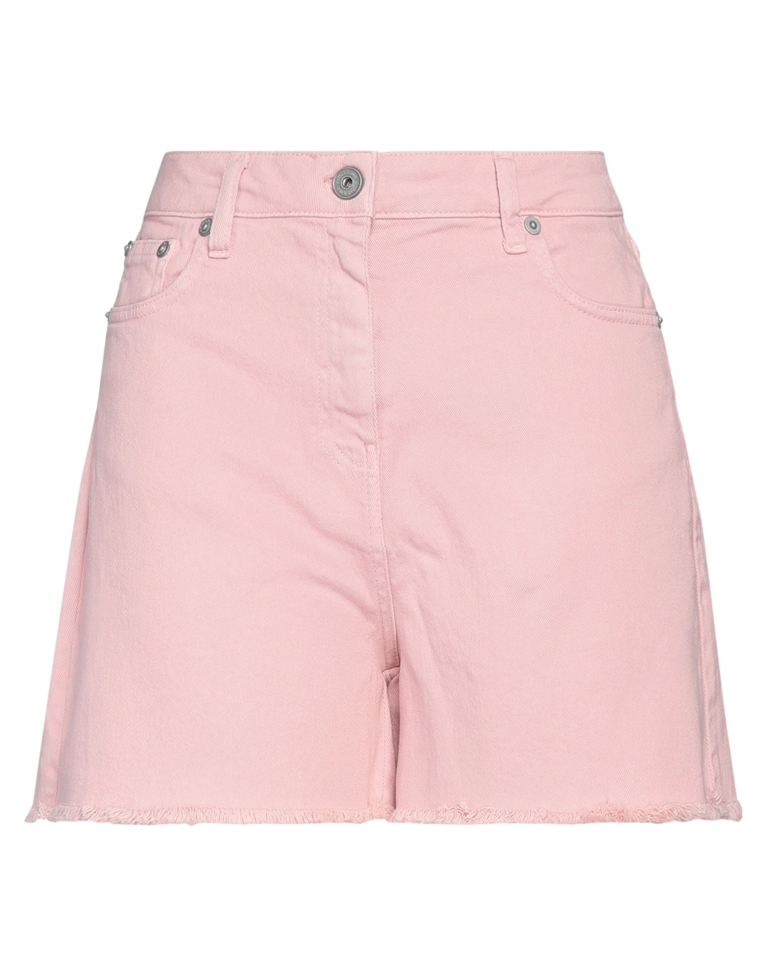 Ottod'ame Denim Shorts In Pink