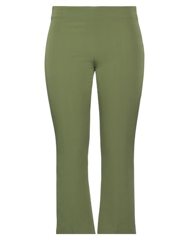 Kate By Laltramoda Woman Pants Military Green Size 10 Polyester, Elastane In Green