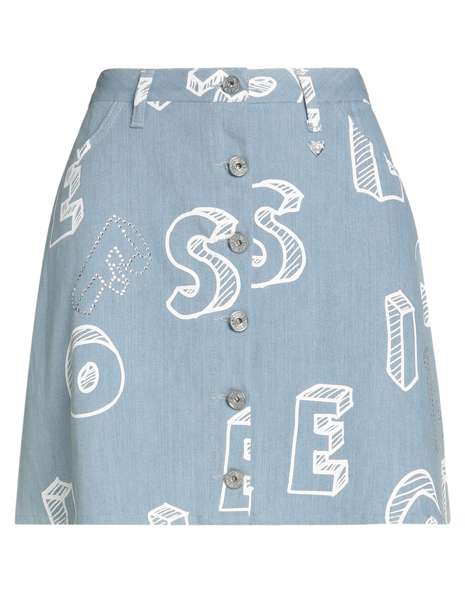 Blugirl Blumarine Denim Skirts In Blue