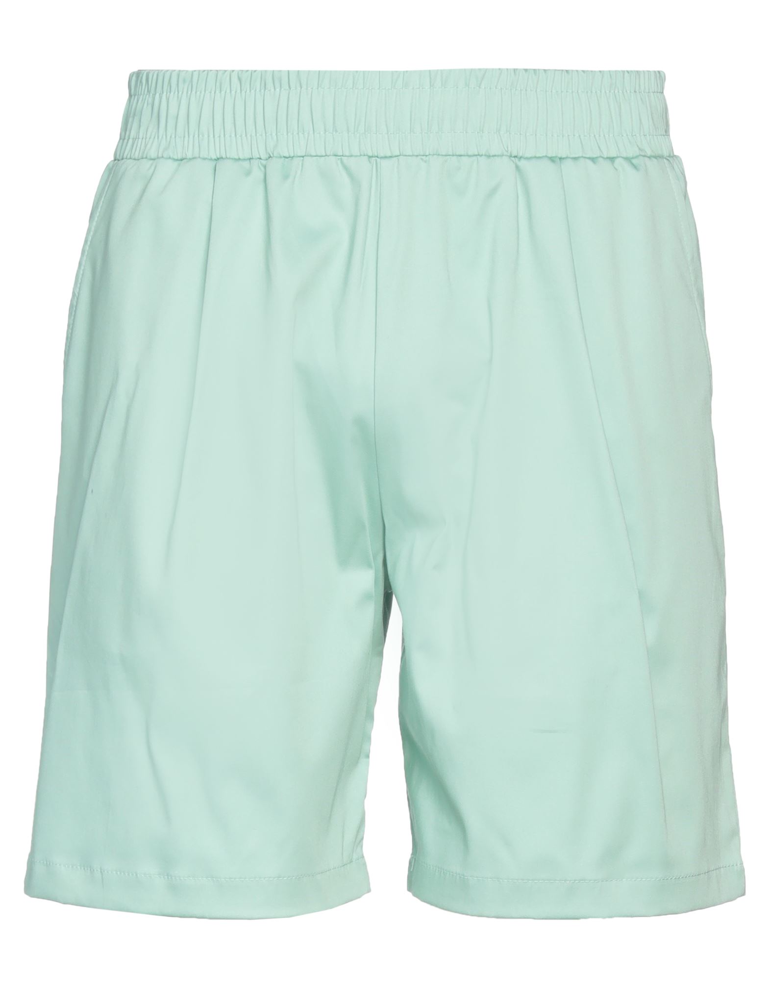 Family First Milano Man Shorts & Bermuda Shorts Light Green Size L Cotton, Elastane