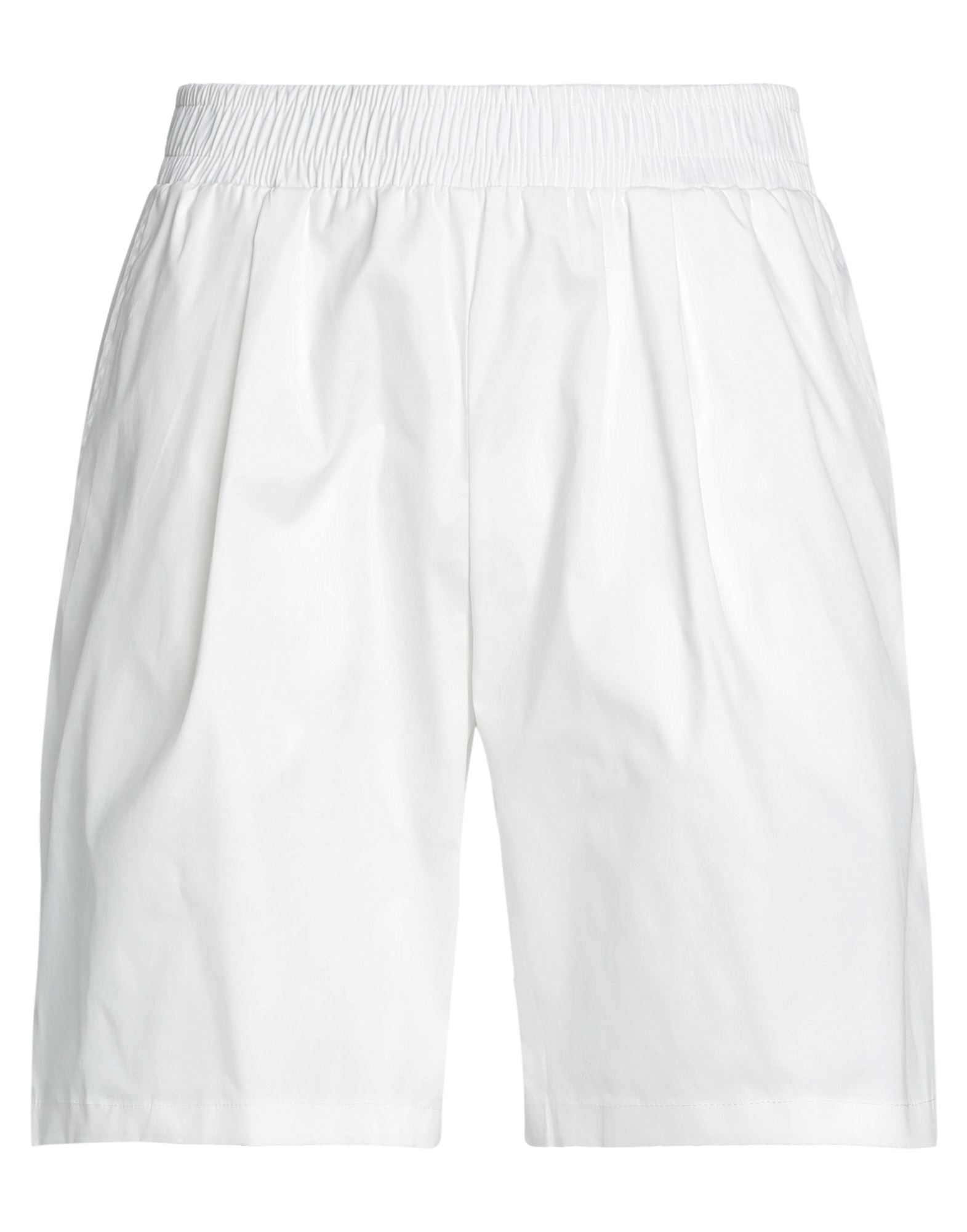 Family First Milano Man Shorts & Bermuda Shorts White Size Xs Cotton, Elastane