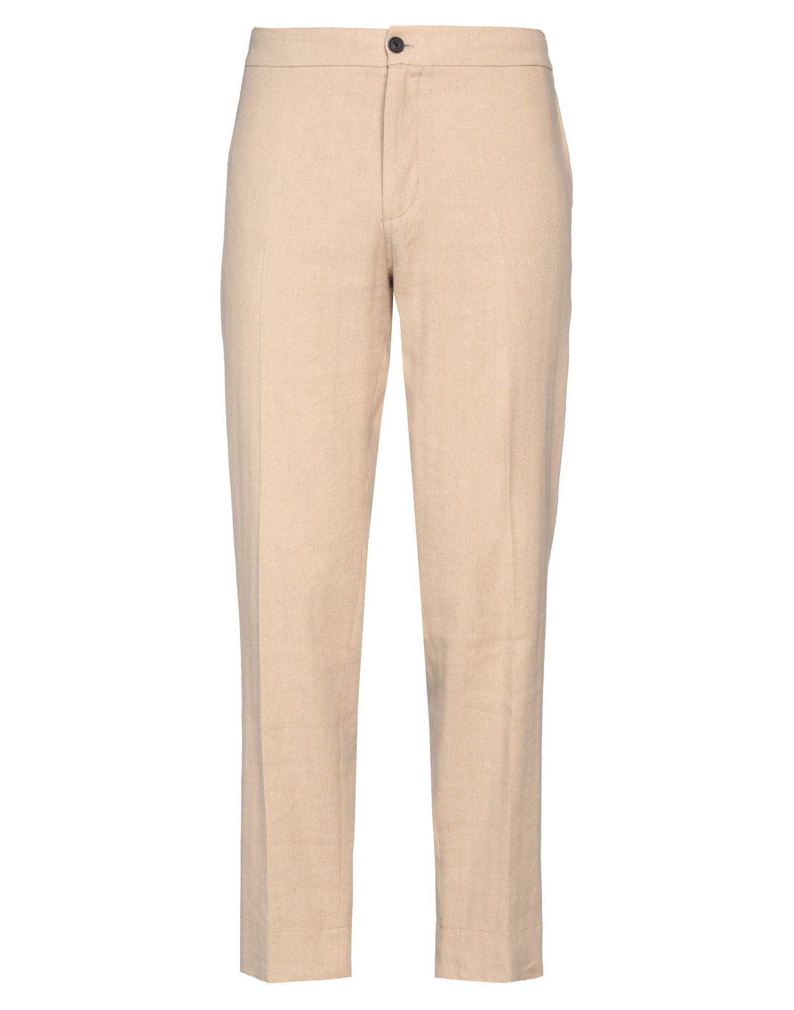 PALTÒ PALTÒ MAN PANTS BEIGE SIZE L LINEN, COTTON, ELASTANE