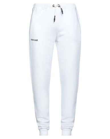 Roberto Cavalli Man Pants White Size 3xl Cotton