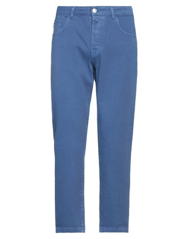Manuel Ritz Man Pants Blue Size 34 Cotton