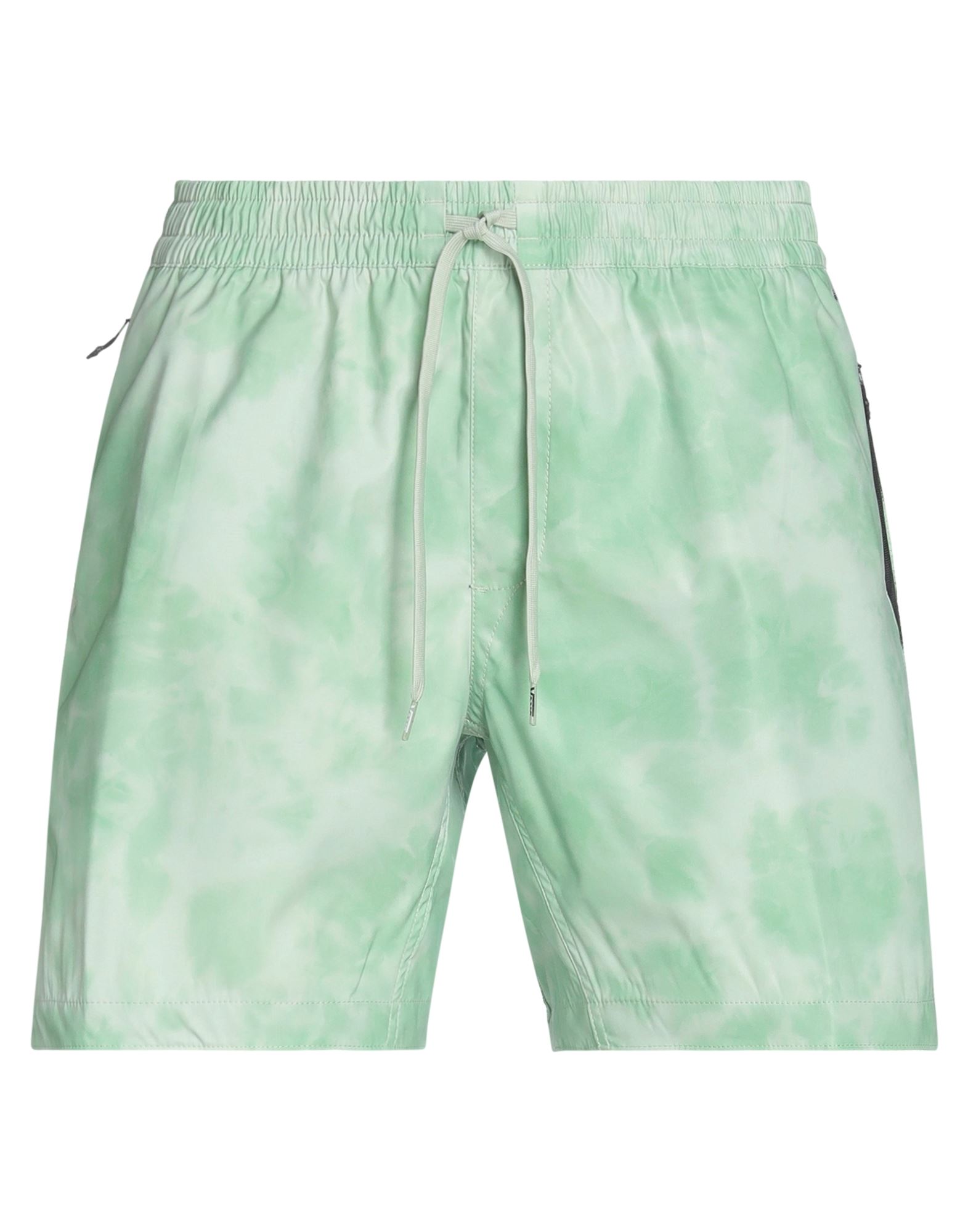 Vans Man Shorts & Bermuda Shorts Light Green Size L Polyester