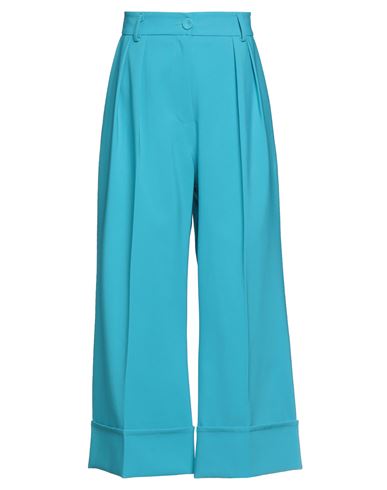 Siste's Woman Cropped Pants Azure Size S Polyester, Elastane In Blue