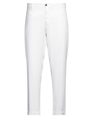 Liu •jo Man Man Pants White Size 40 Linen, Viscose, Cotton, Elastane