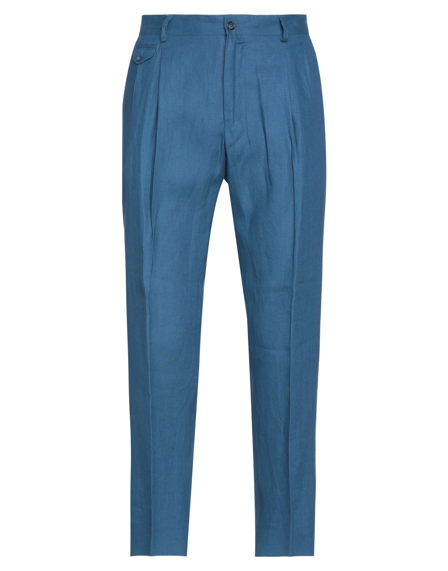 Dolce & Gabbana Man Pants Blue Size 40 Linen