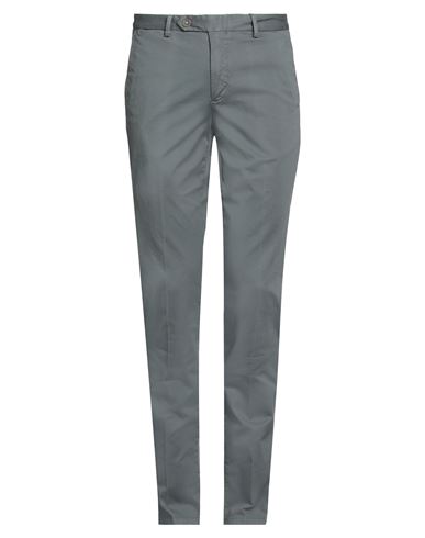 Manuel Ritz Man Pants Grey Size 38 Cotton, Elastane