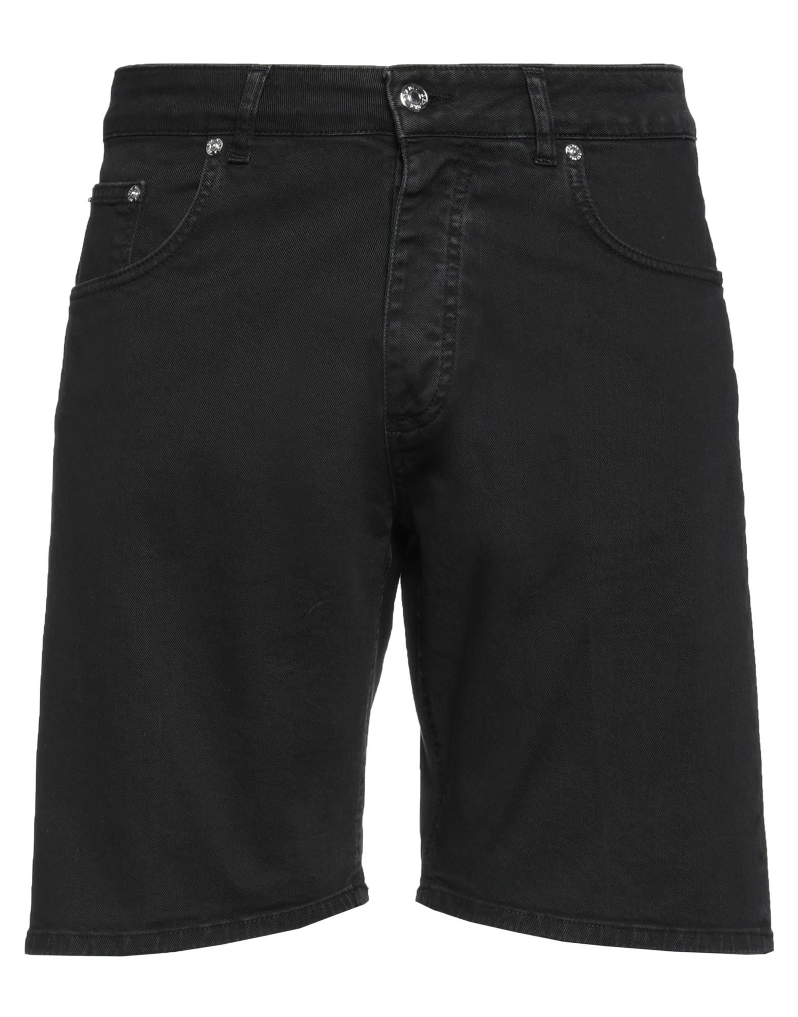 Shop Be Able Man Denim Shorts Black Size 32 Cotton, Elastane