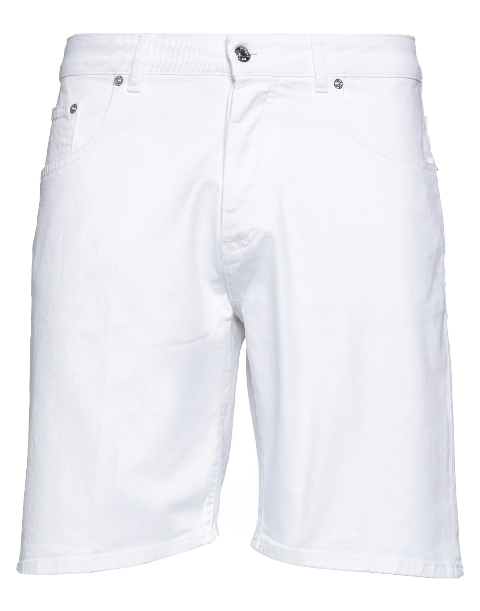 Be Able Man Denim Shorts White Size 31 Cotton, Elastane