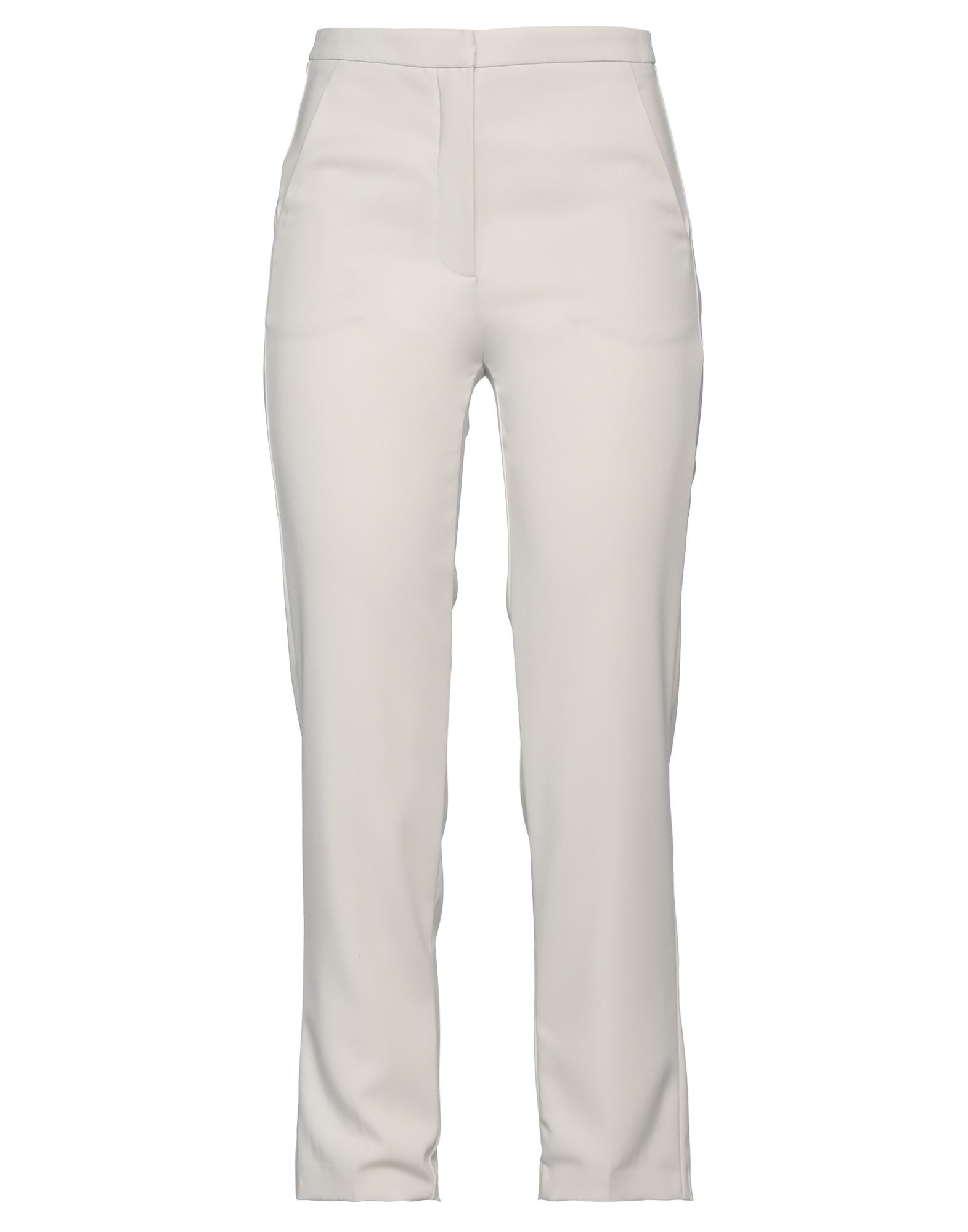 Shop Patrizia Pepe Woman Pants Light Grey Size 6 Polyester, Elastane
